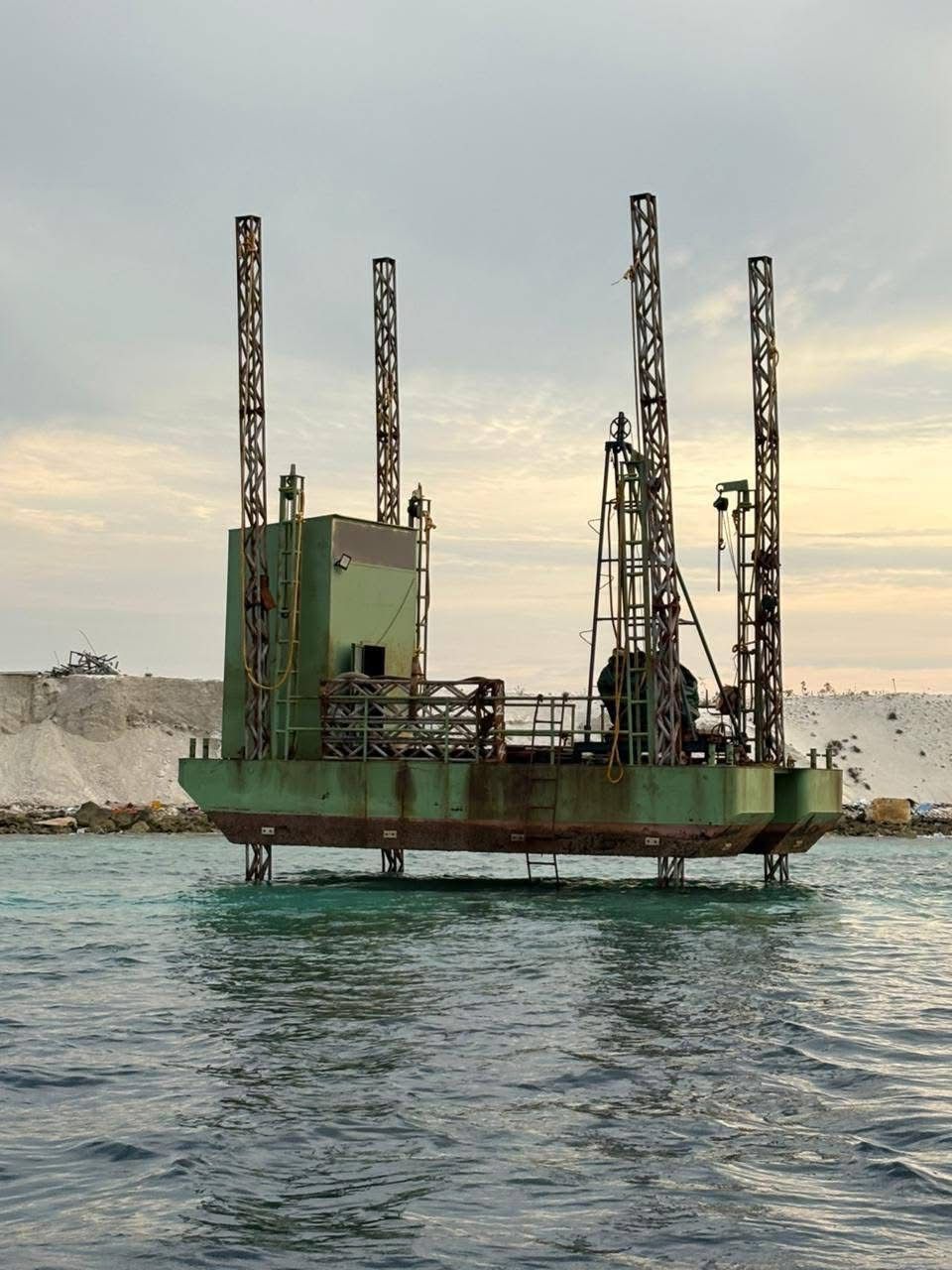 Cover image for Geotechnical Survey Underway for Thilafushi Port Phase 1  