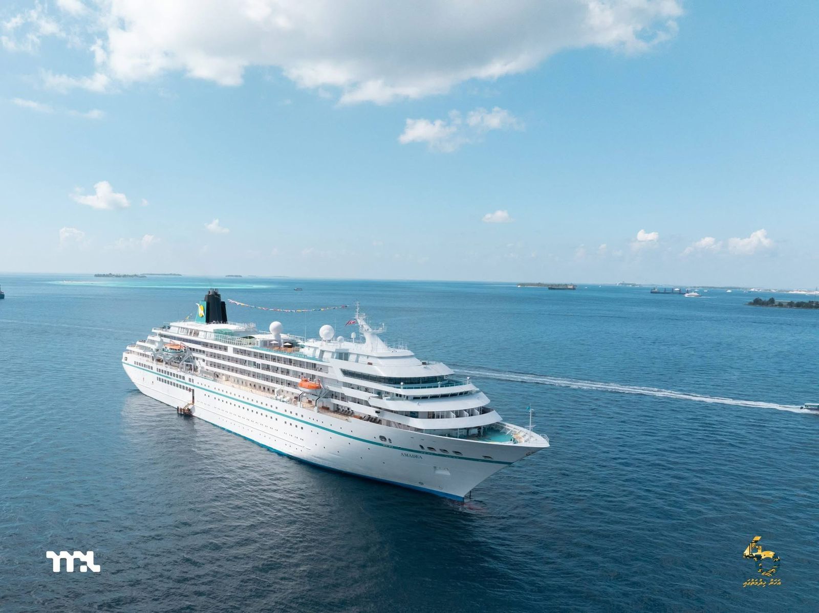 Cover image for MS Seven Seas Mariner Calls at Malé Port During Cruise Season  