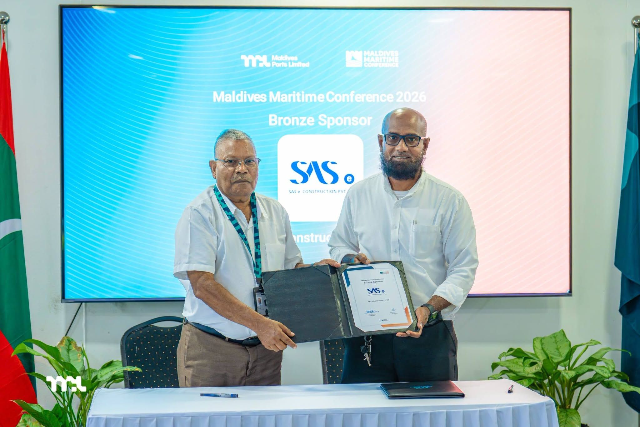 Cover image for MPL Welcomes SASe Construction Pvt Ltd as Bronze Sponsor for Maldives Maritime Conference 2026